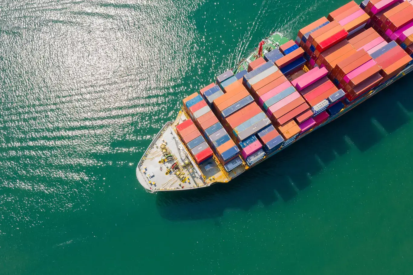 Freight of shipping containers